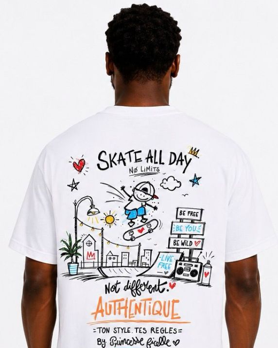 T-Shirt Artist "Princesse Ficelle" – Skate