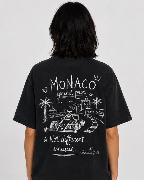 T-Shirt Artist “Princesse Ficelle ” édition GP Monaco Femme