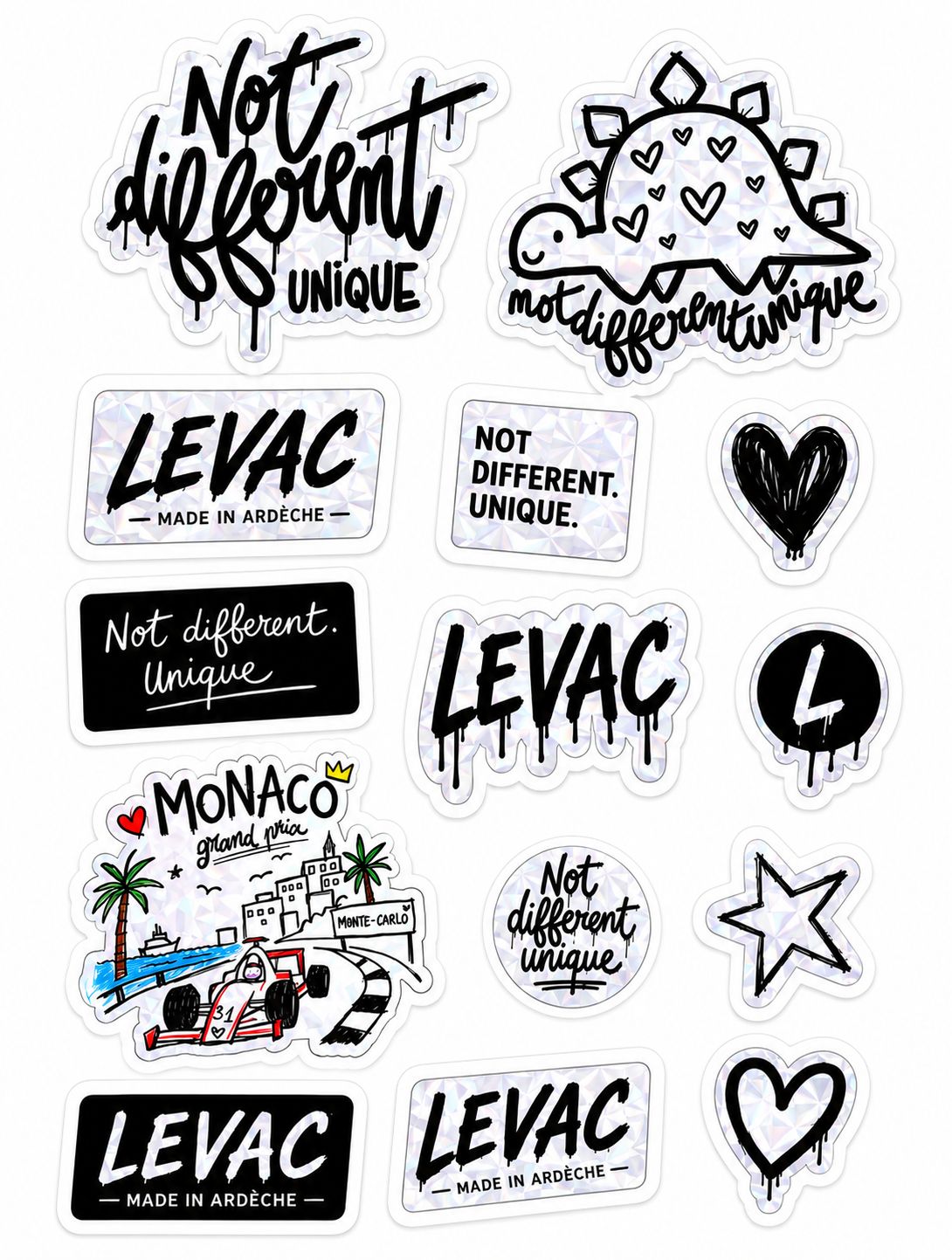 2 planches à stickers