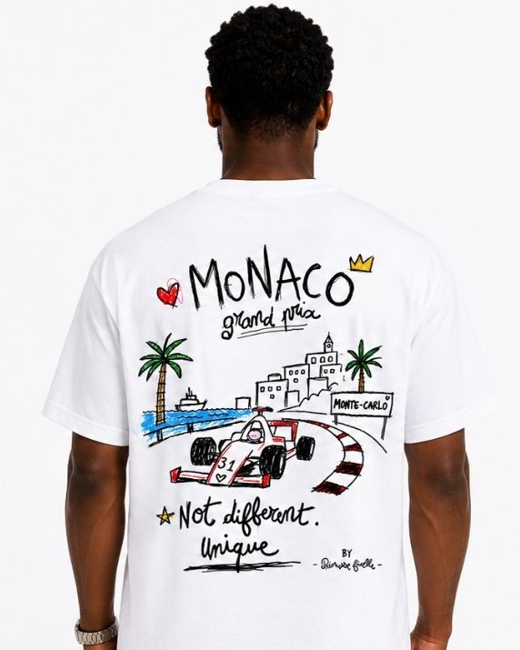 T-Shirt Artist “Princesse Ficelle ” édition GP Monaco Homme